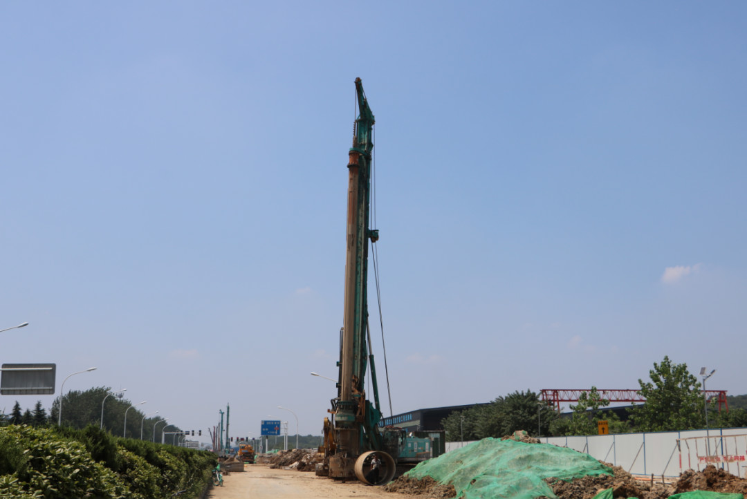強悍表現贏(yíng)青睞！山河智能360H旋挖鉆助力南京312國道改擴建