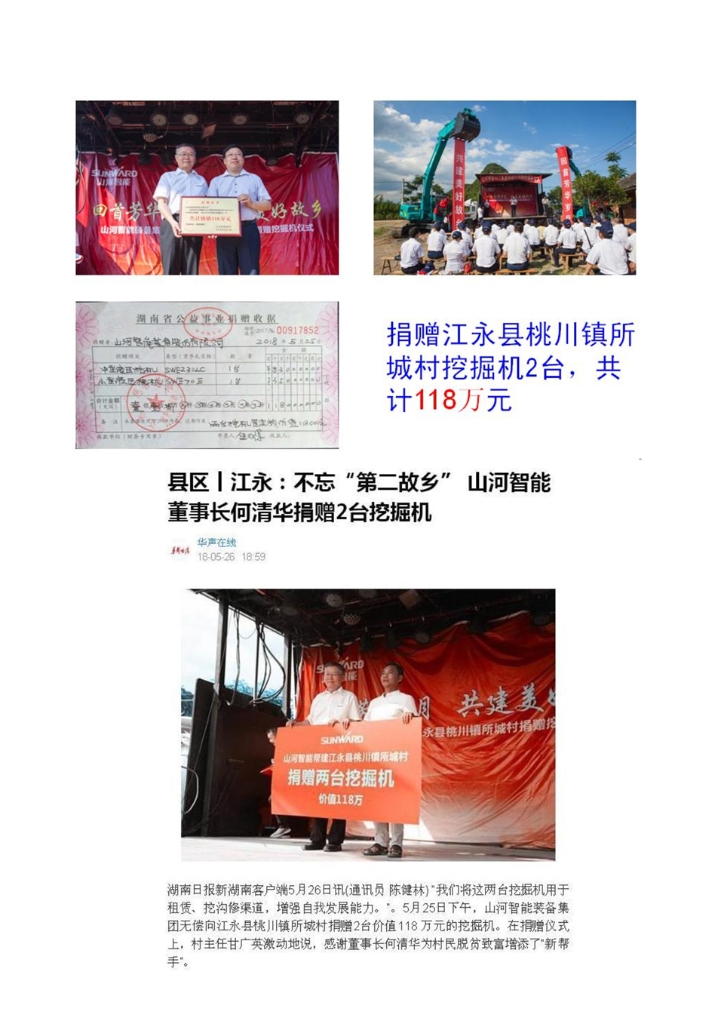 山河智能裝備股份有限公司社會(huì )責任報告
