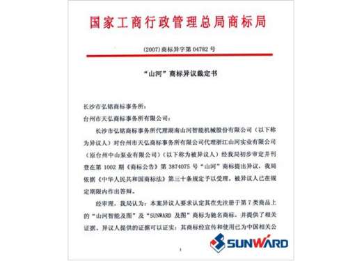 中國馳名商標