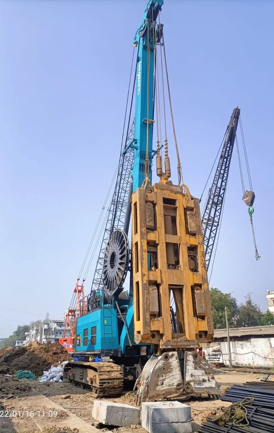 感謝信！山河智能SWHG70液壓抓斗助力海外基礎施工獲肯定