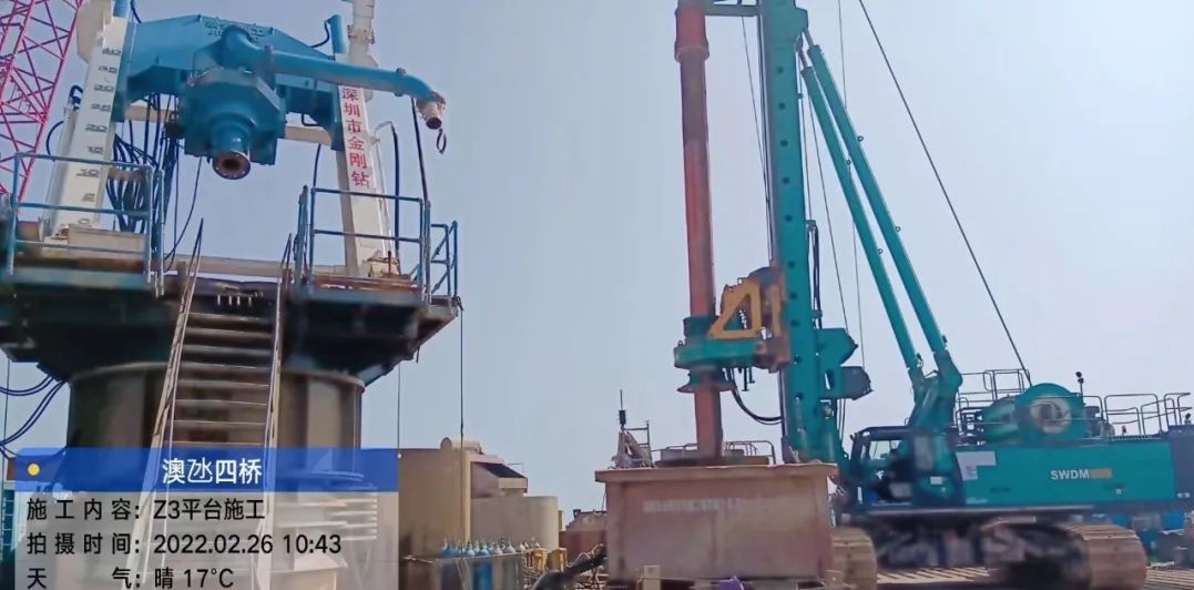 乘風(fēng)破浪的旋挖鉆機！山河智能助建澳氹第四跨海大橋