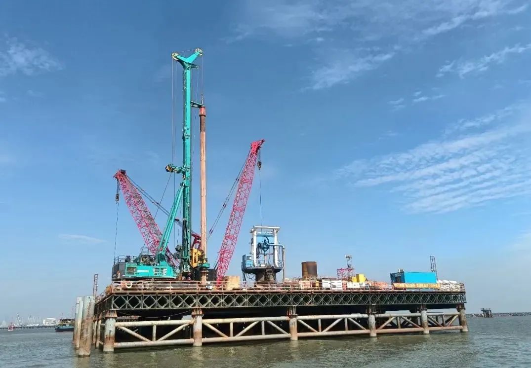 乘風(fēng)破浪的旋挖鉆機！山河智能助建澳氹第四跨海大橋
