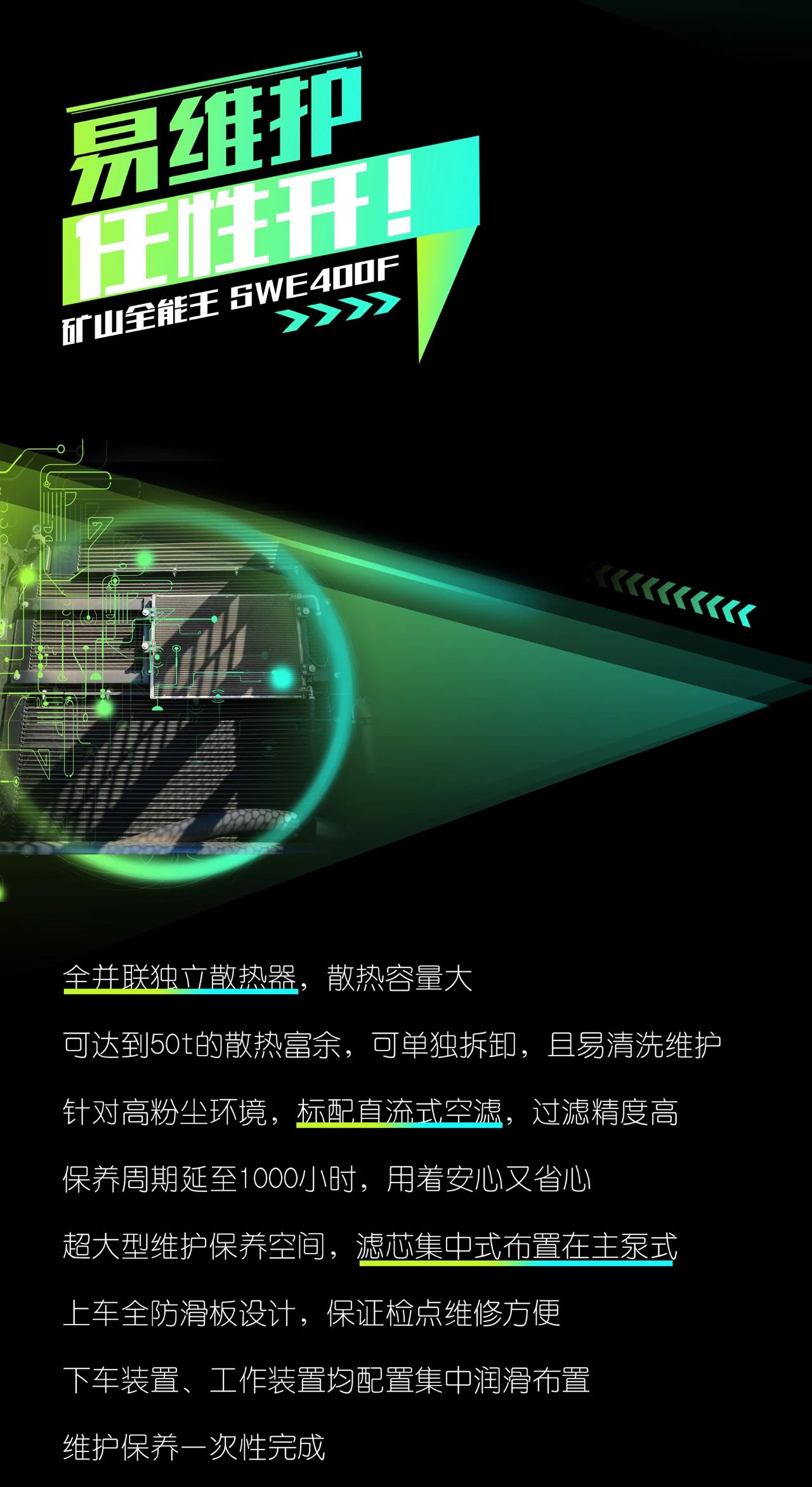 國四精品 | 要產(chǎn)能、夠有勁！“滿(mǎn)級”挖機還得看“礦山全能王”SWE400F