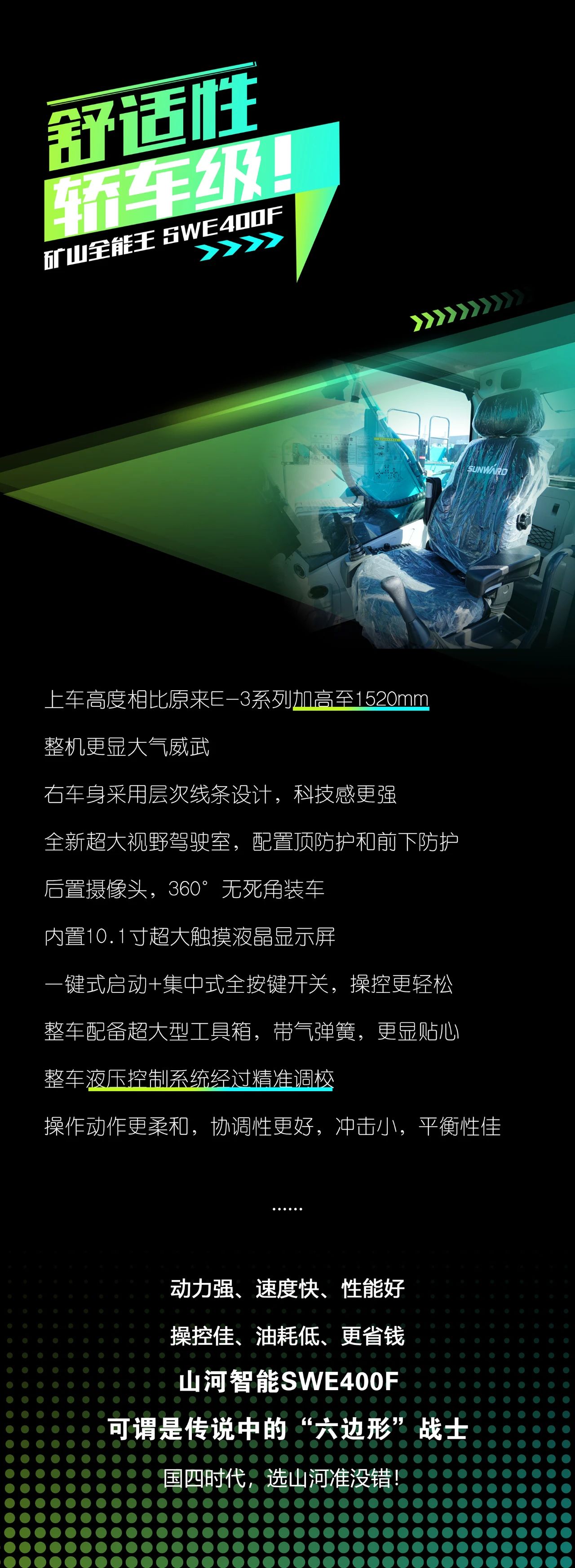 國四精品 | 要產(chǎn)能、夠有勁！“滿(mǎn)級”挖機還得看“礦山全能王”SWE400F