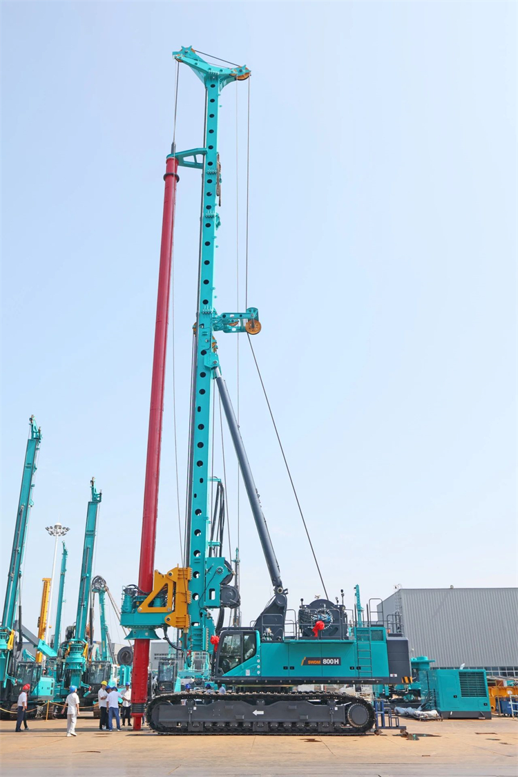 再戰世界級工程！山河智能超級旋挖鉆機SWDM800H助建杭州灣跨海鐵路橋項目