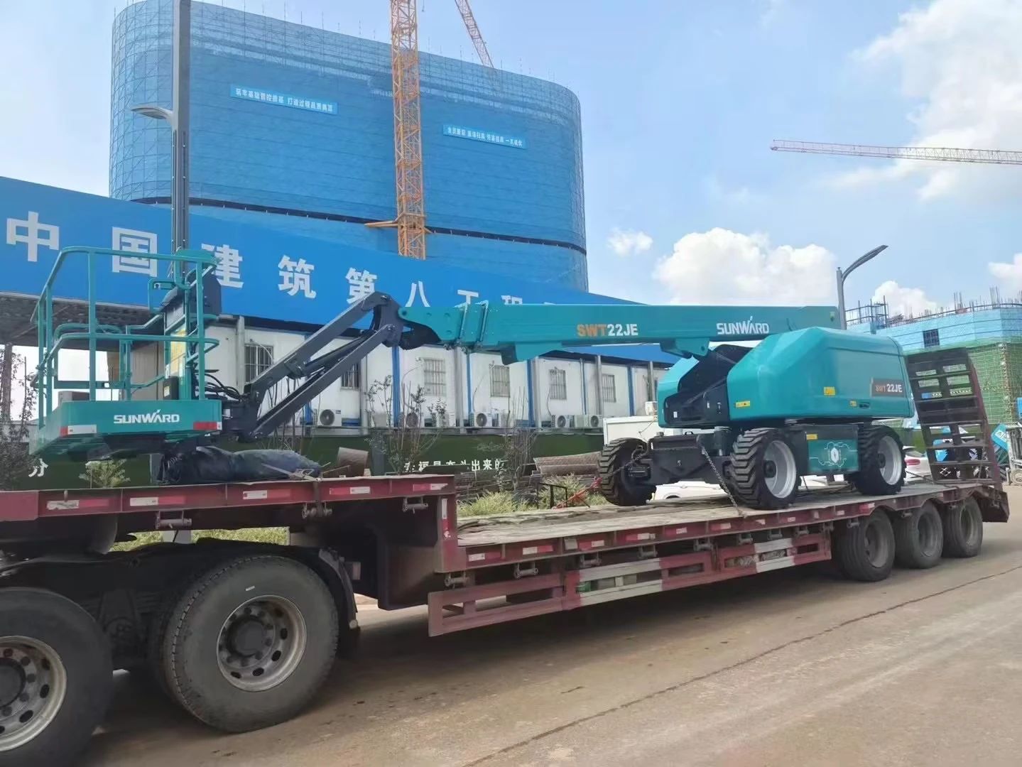 實(shí)力上新！山河智能電動(dòng)直臂高空作業(yè)平臺進(jìn)軍華中市場(chǎng)