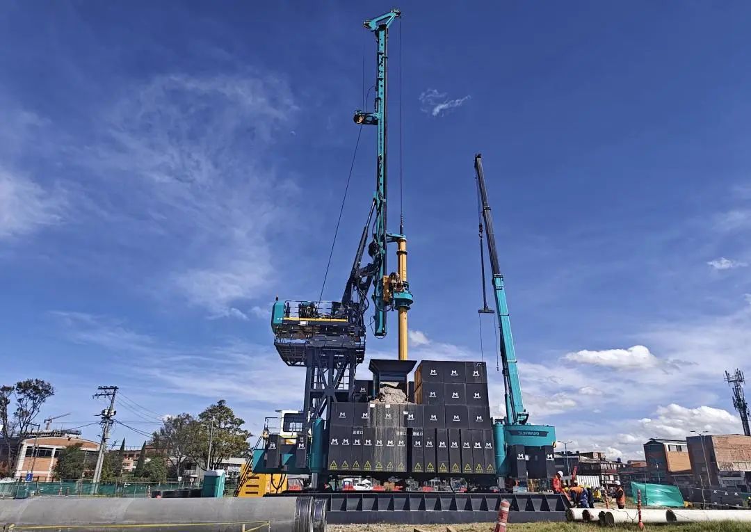 展現“中國制造”硬實(shí)力！山河智能PDP工法鉆機助建波哥大地鐵項目