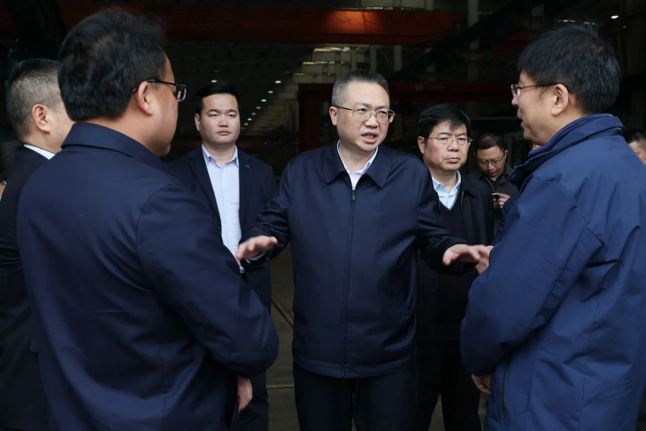 長(cháng)沙市人民政府副市長(cháng)康鎮麟調研山河智能