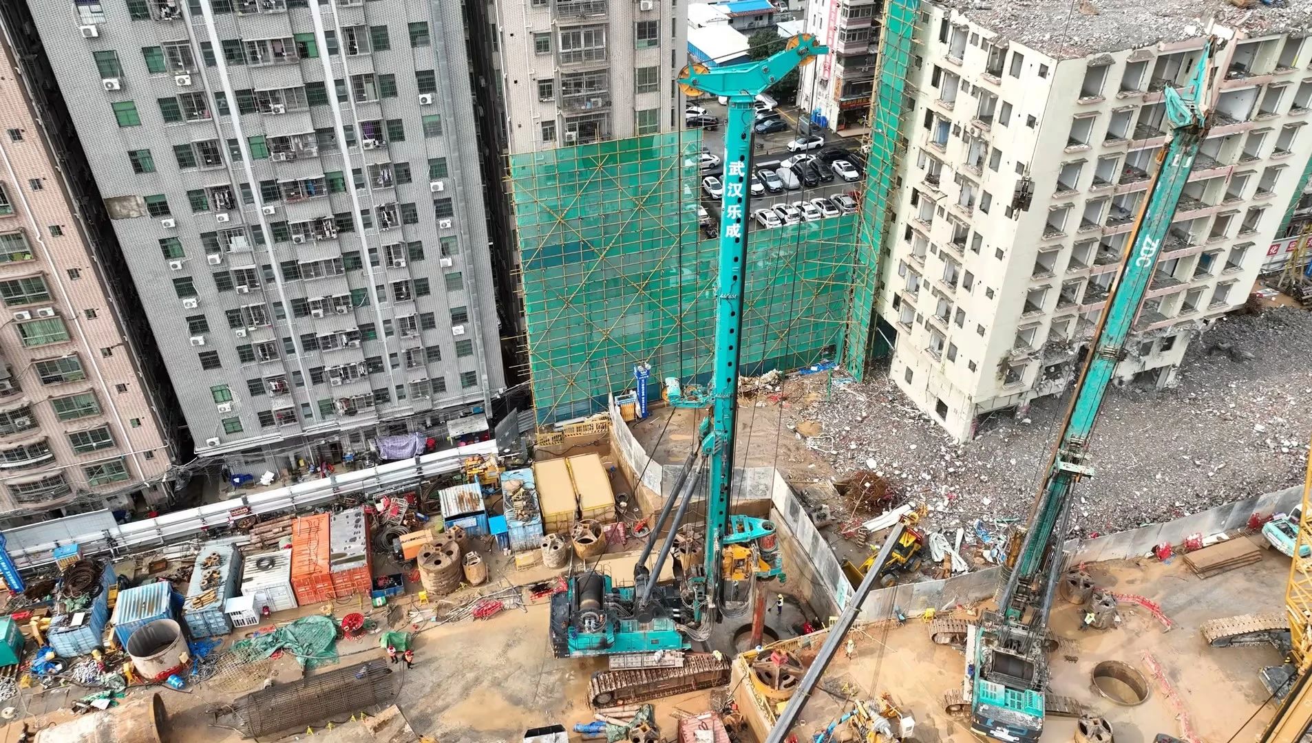 性能突出，超強助力！山河智能旋挖鉆機助力深圳地鐵五和站施工