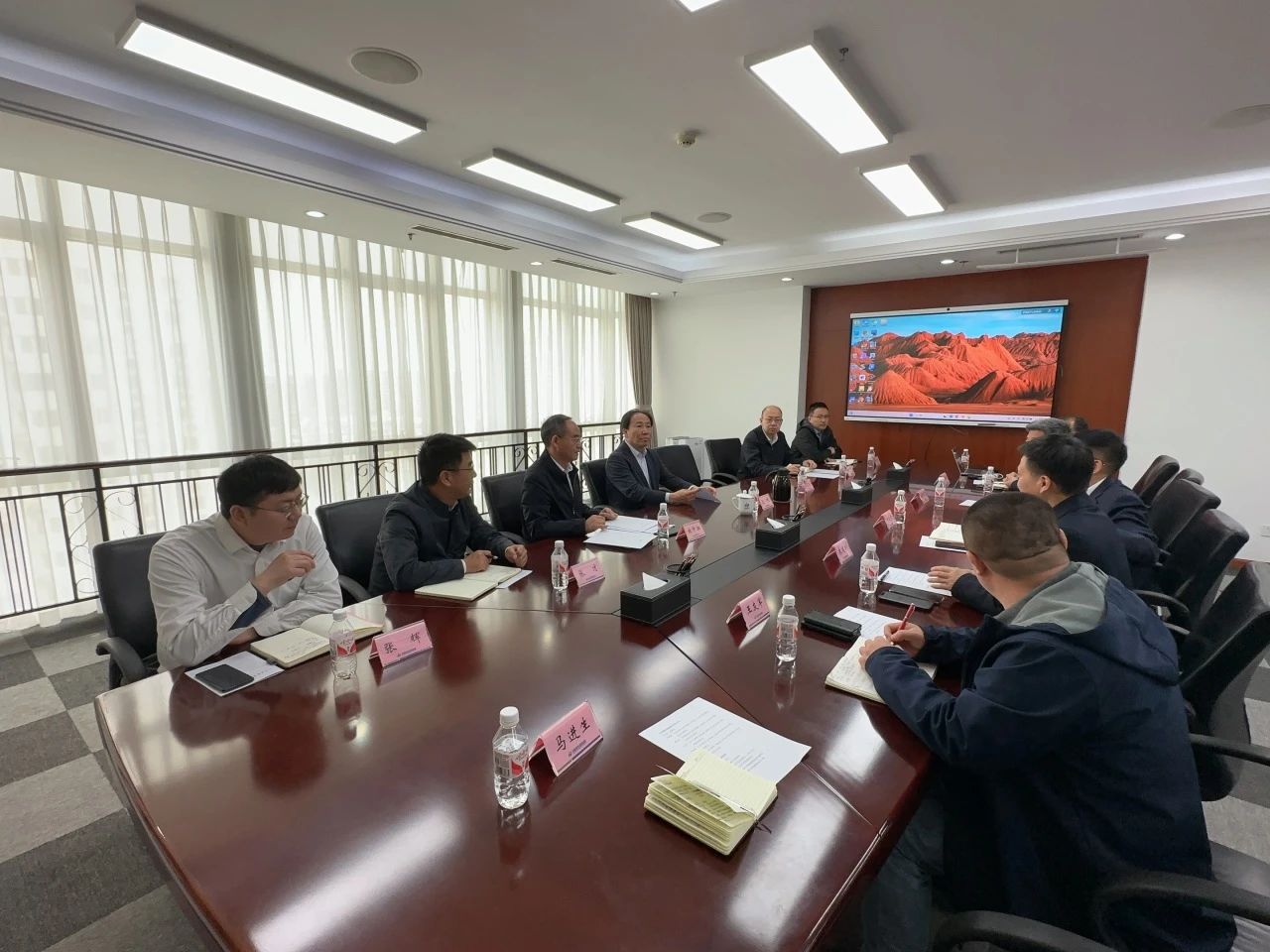山河智能董事長(cháng)付向東帶隊拜訪(fǎng)中煤地質(zhì)總局、大地特勘公司